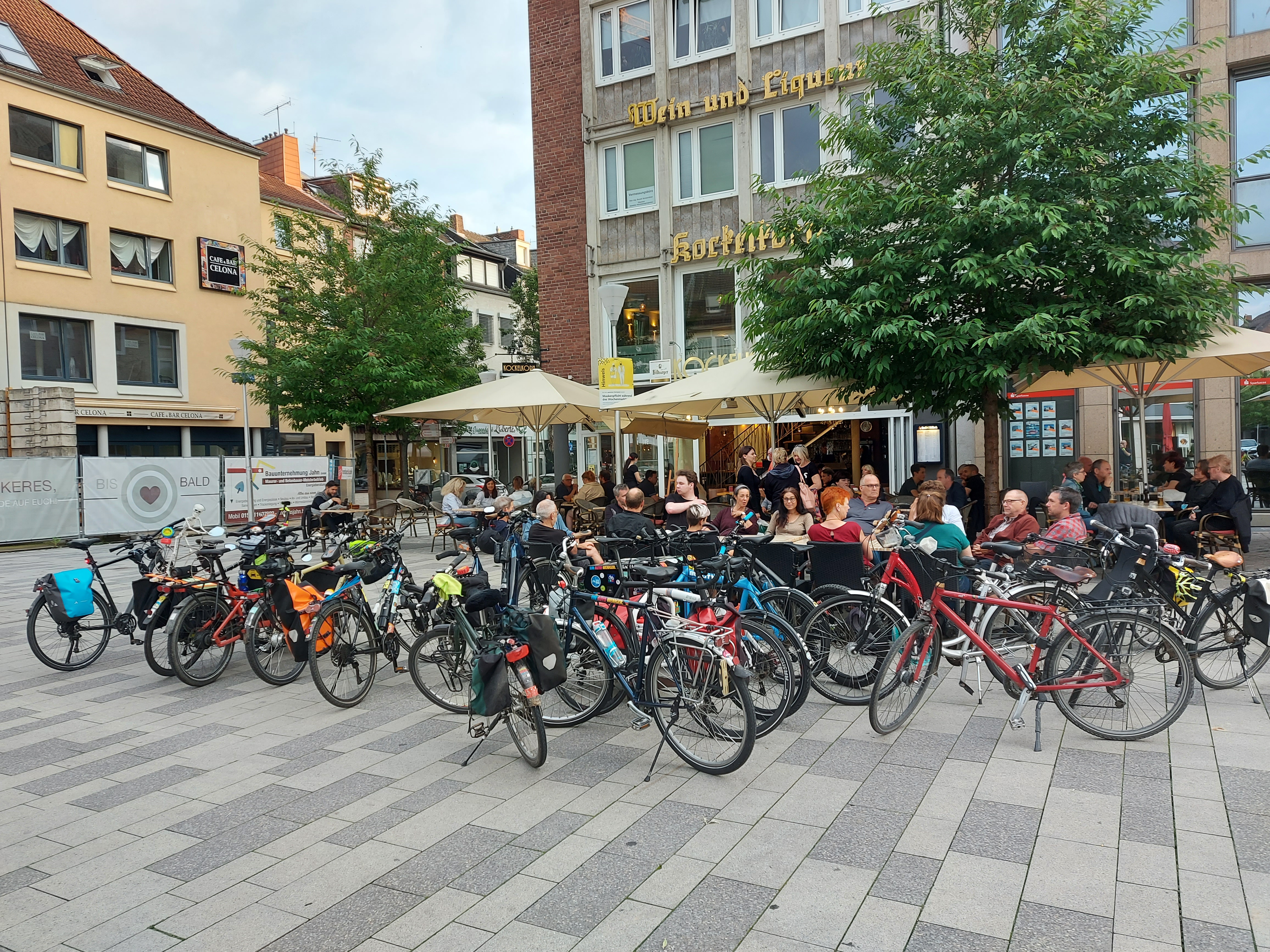 Gleich geht’s zur Critical Mass Düren