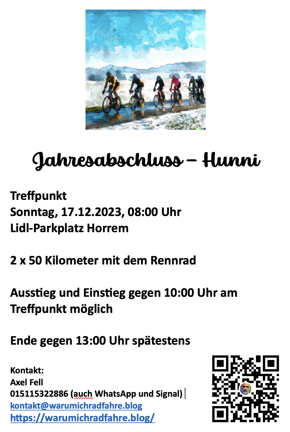Jahresabschluss – Hunni