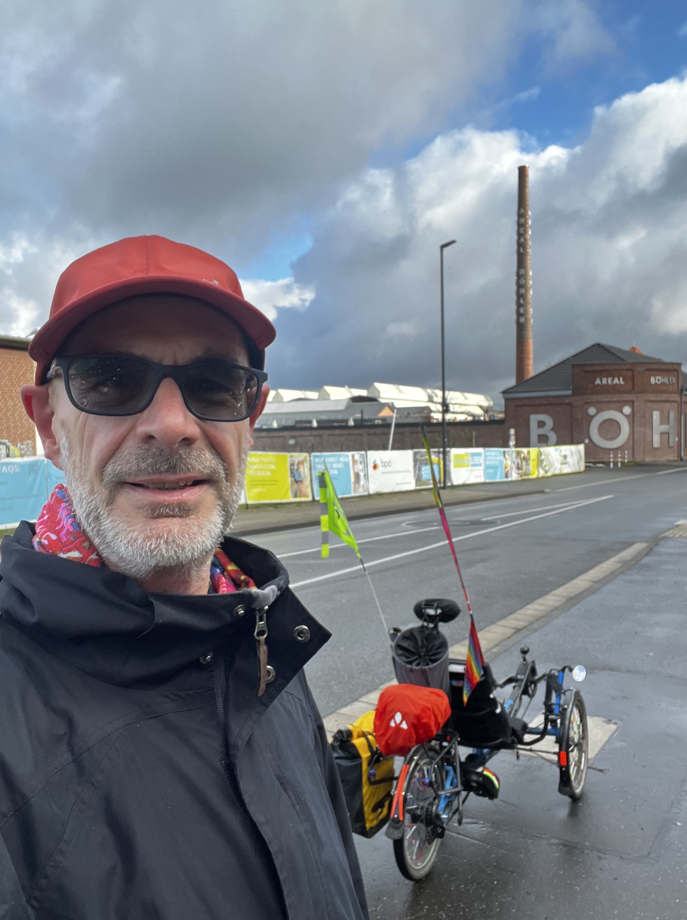 Fahrt zur Cyclingworld und zurück