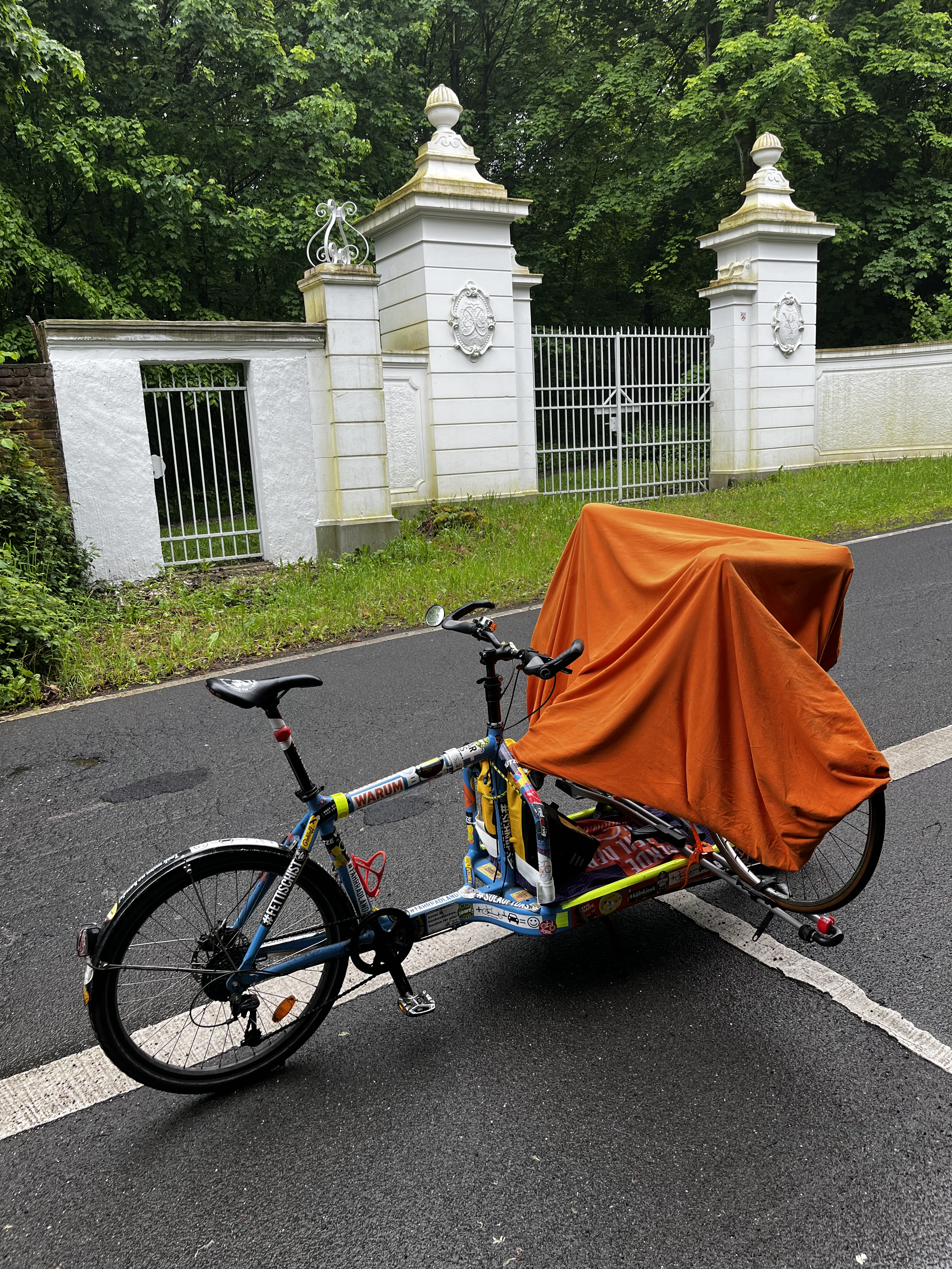 Überführung eines Rades