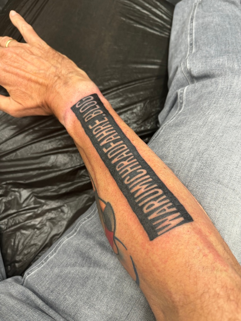 Tattoo, warum ich Radfahre Independent Ink