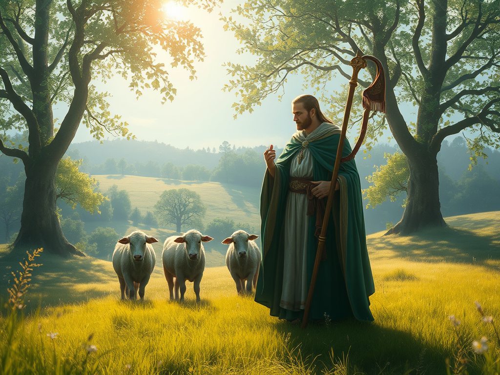 KI generierter Inhalt: Der heilige Wendelin