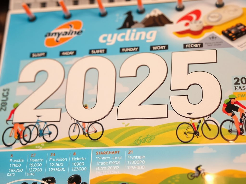 Radfahr Kalender 2025