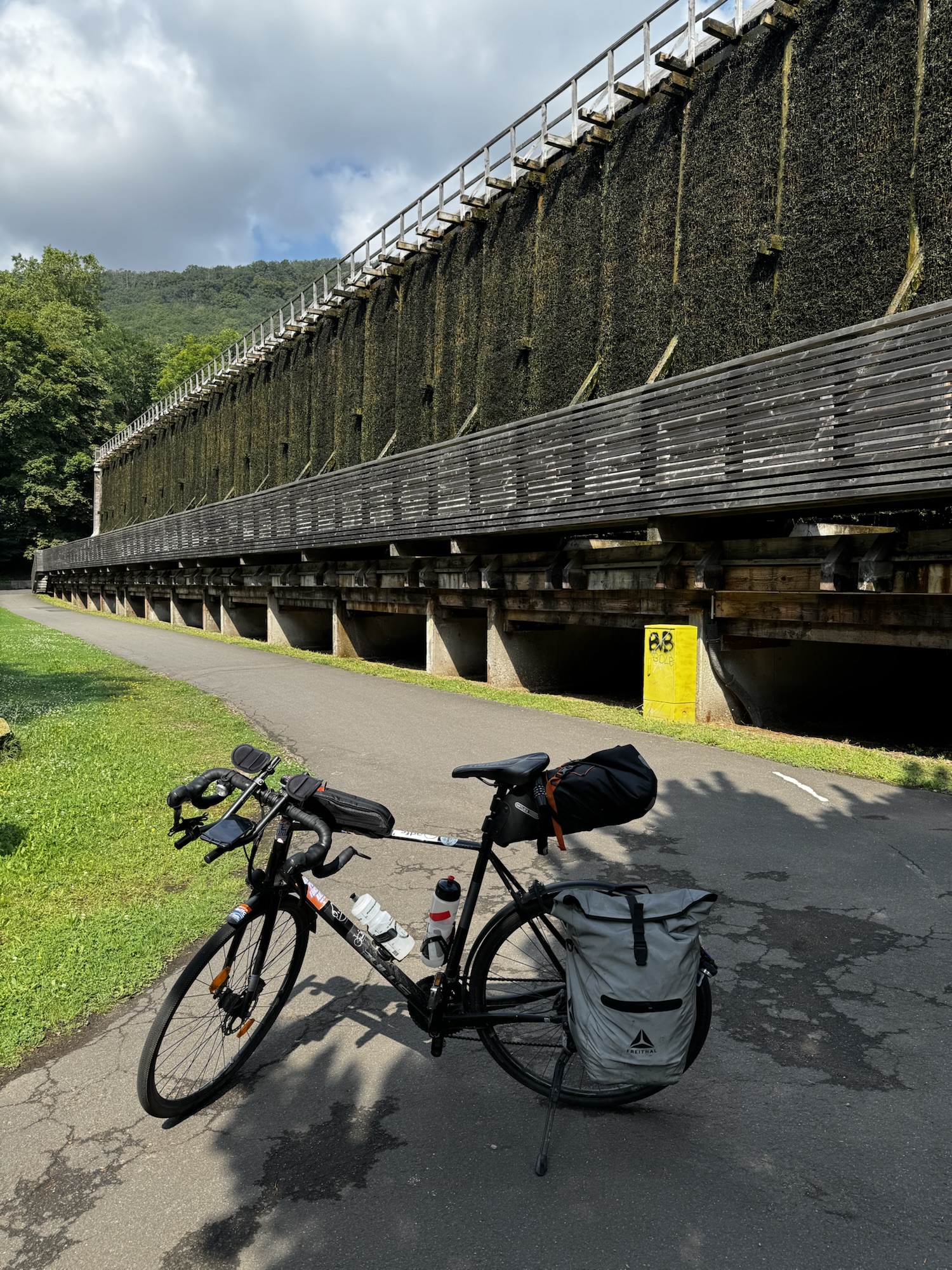 Sommer im Winter: An den Salinen in Bad Kreuznach