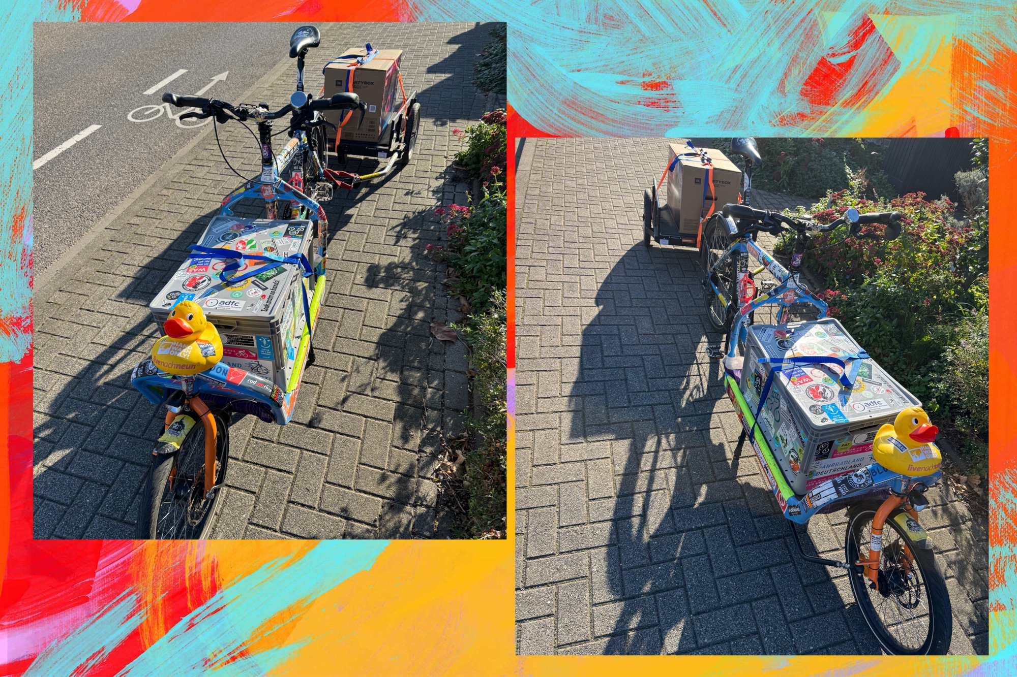 Ein Bullitt, ein Banner und der Berg – Was Lastenräder alles wuppen! 📦🚴‍♀️