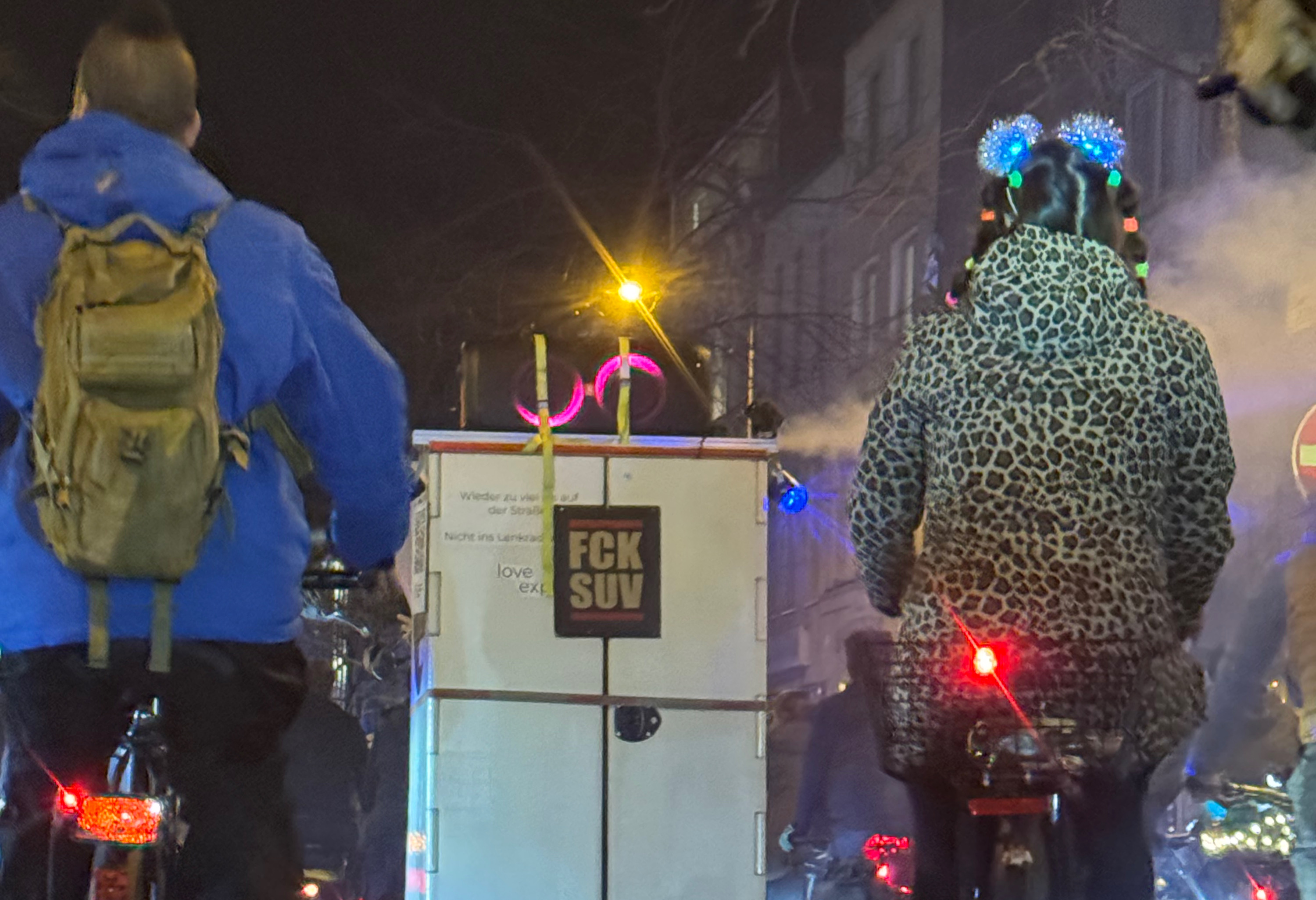 Köln tanzt im Sattel: Mein Abend beim Winter Fahrrad Rave
