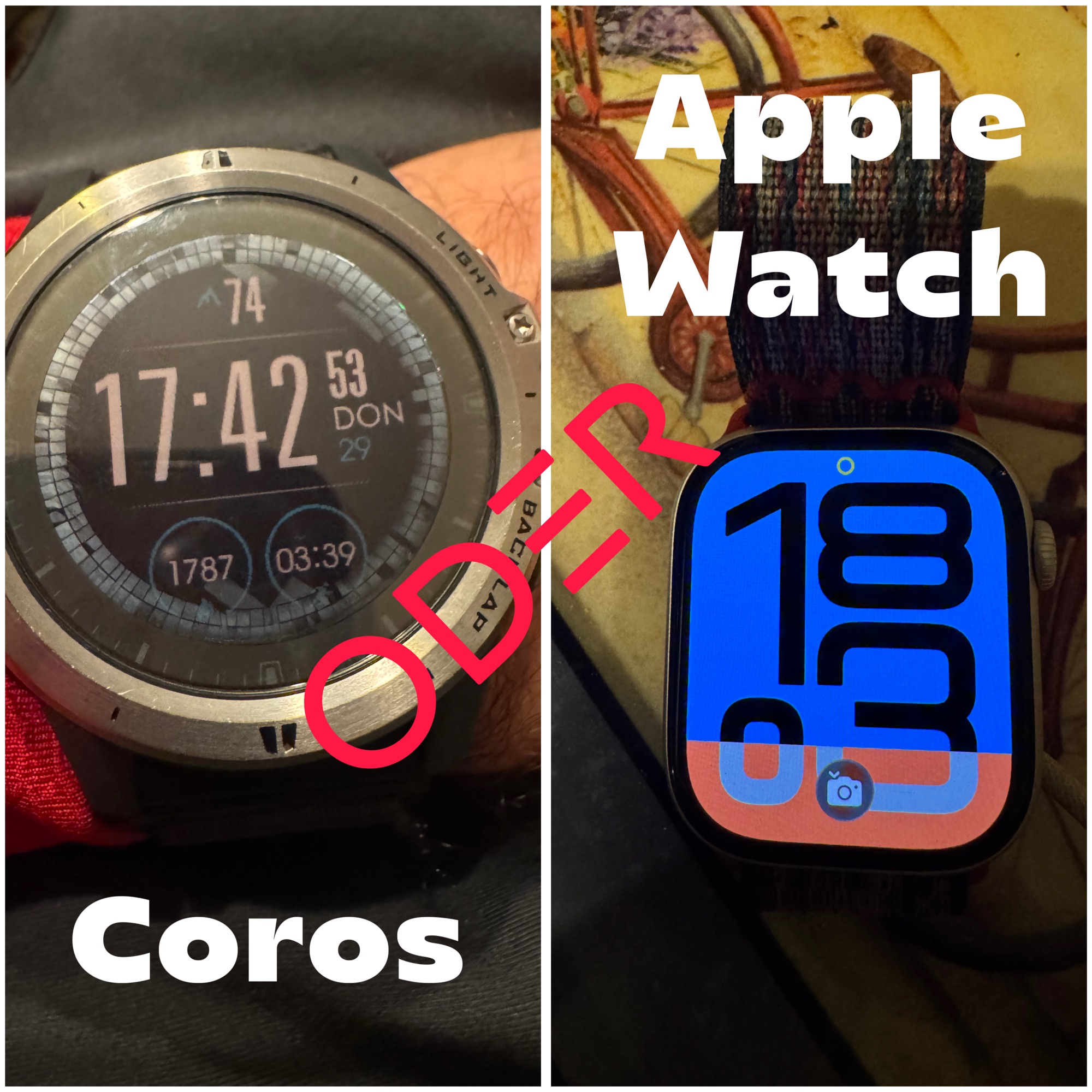 Coros vs. Apple Watch: Welche Uhr gewinnt auf Langstrecke?