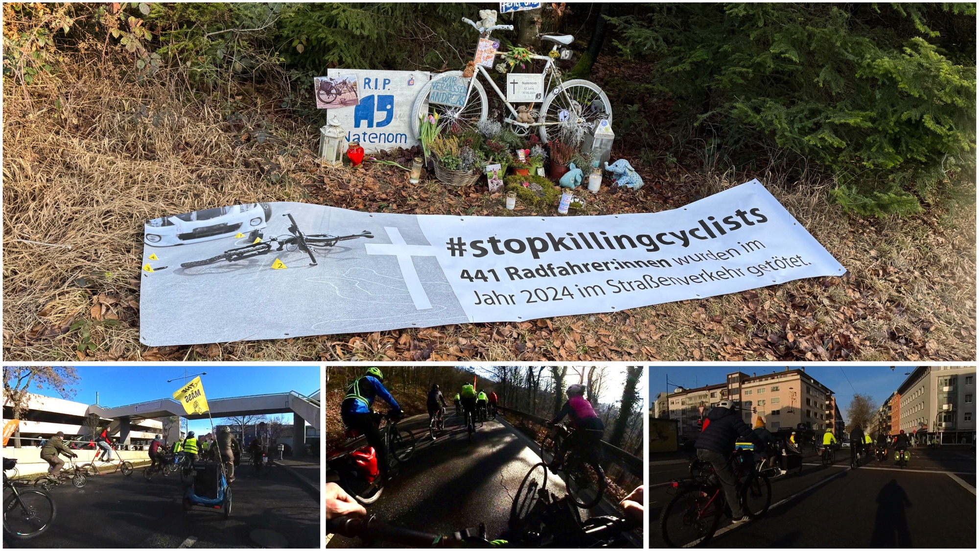 Beats & Bikes, ne Brücken Demo und Gedenken: Mein emotionaler Start ins Rad-Jahr 2026