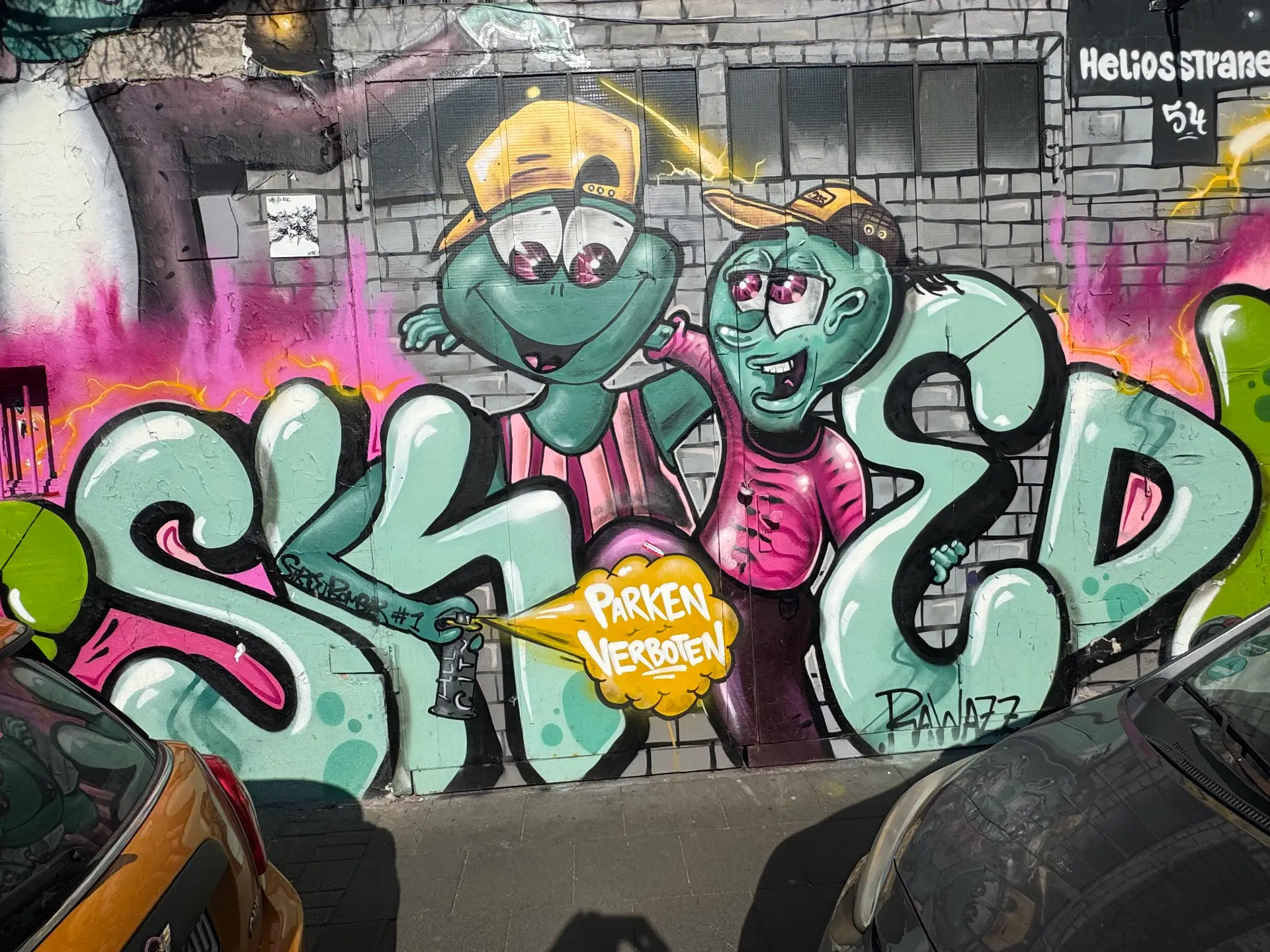 Graffiti Comic-Style Köln: „Shed“ Mural in Ehrenfeld