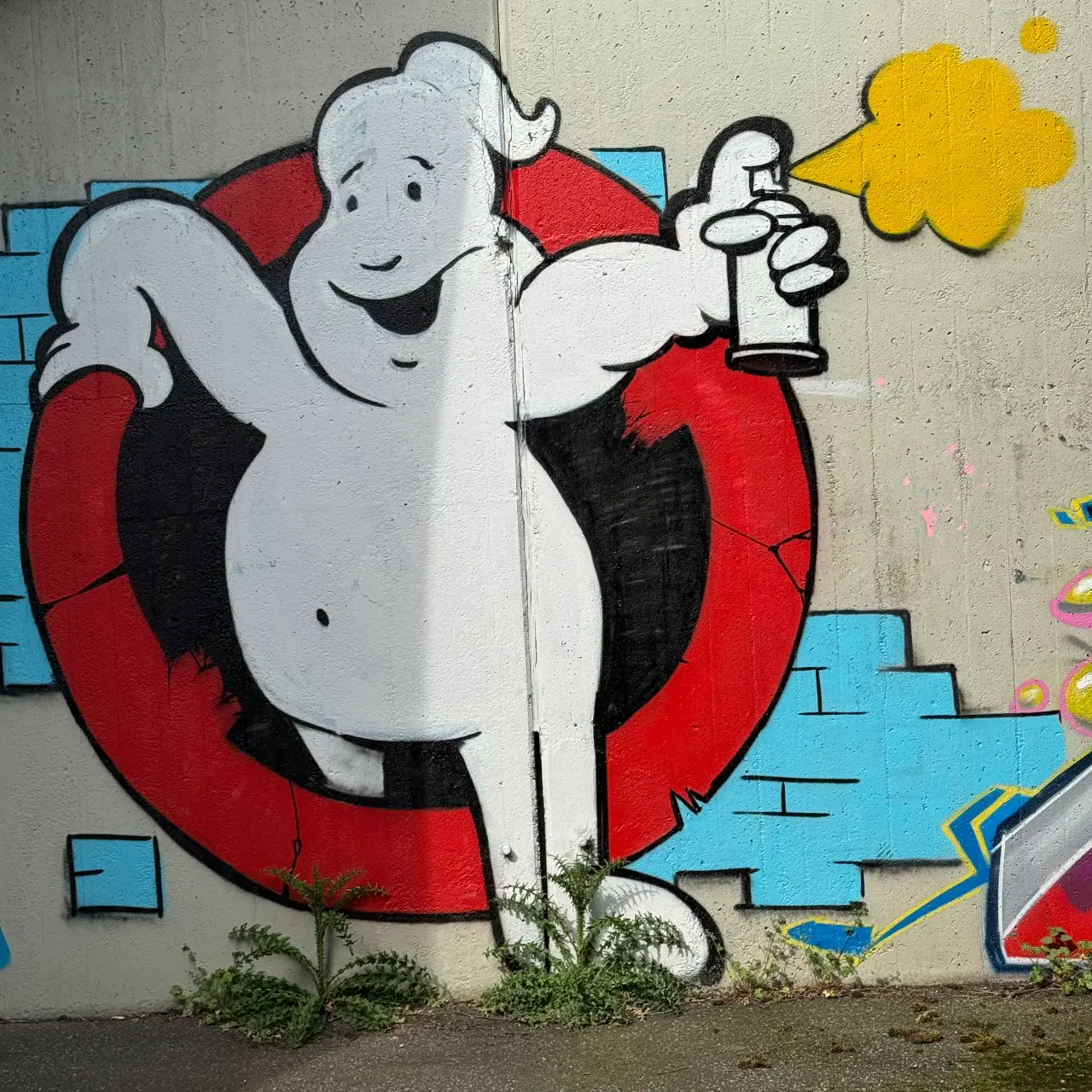 Ghostbusters in Köln? Street Art Entdeckung beim Radfahren