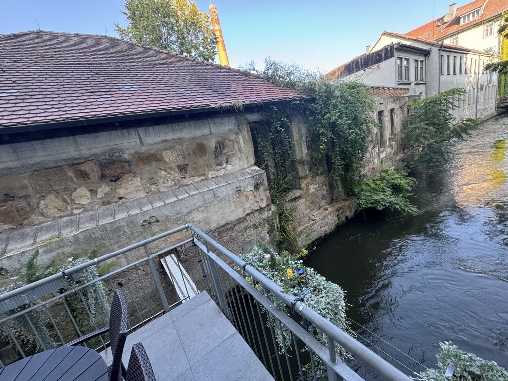 Wasserkraftwerk des Hotels Ecoinn in Esslingen